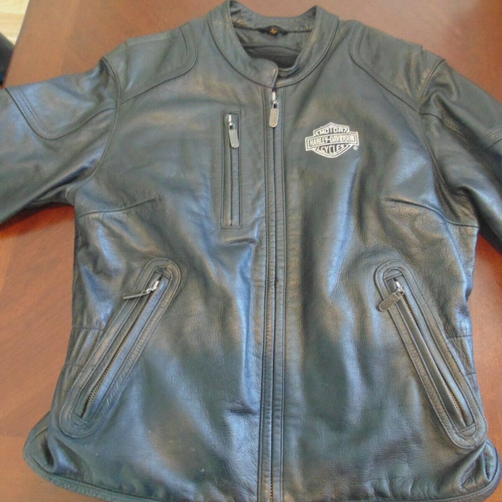 Harley Davidson Leather Womens Jacket EXC..
